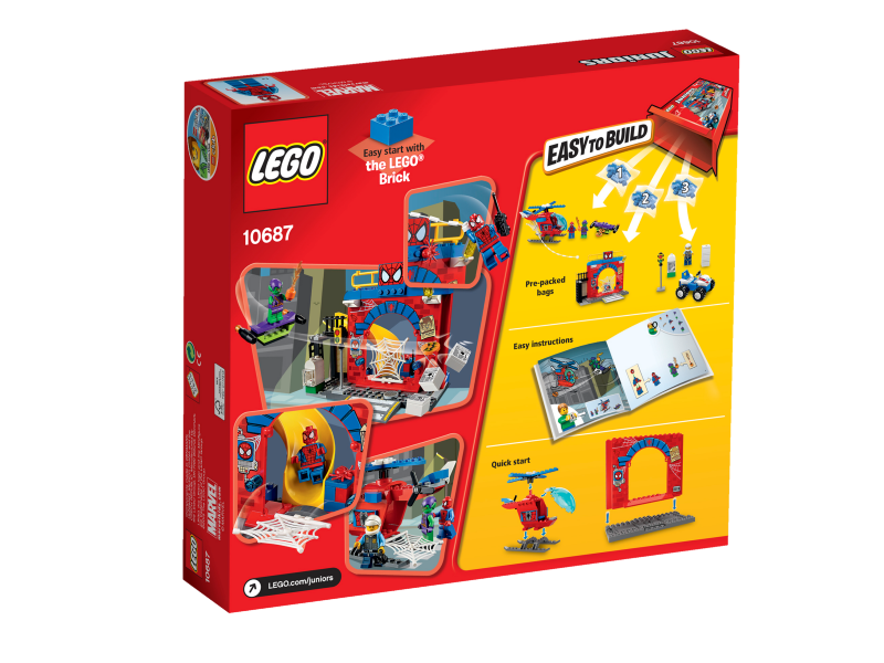 LEGO Juniors Spider-Manova™ skrýš 10687