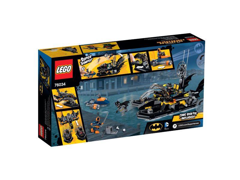 LEGO Super Heroes Honička v přístavu s Batmanovým člunem 76034