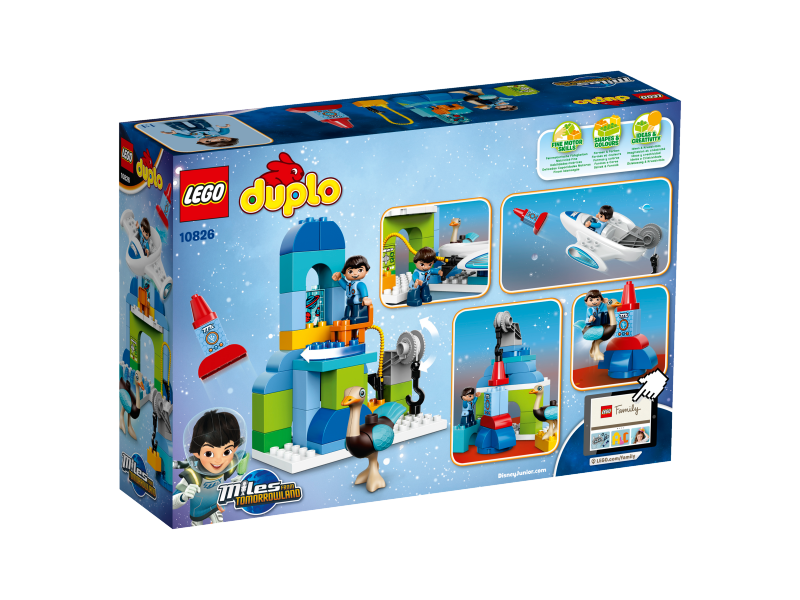 LEGO DUPLO Milesův hangár pro jeho vesmírnou loď Stellu 10826