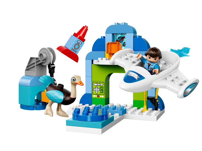 LEGO DUPLO Milesův hangár pro jeho vesmírnou loď Stellu 10826