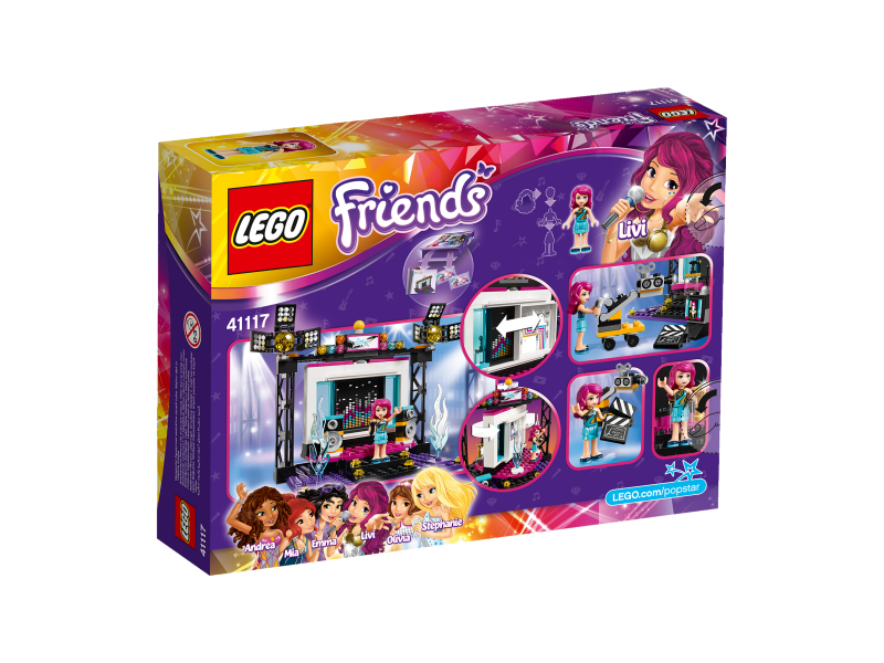 LEGO Friends TV Studio s popovou hvězdou 41117