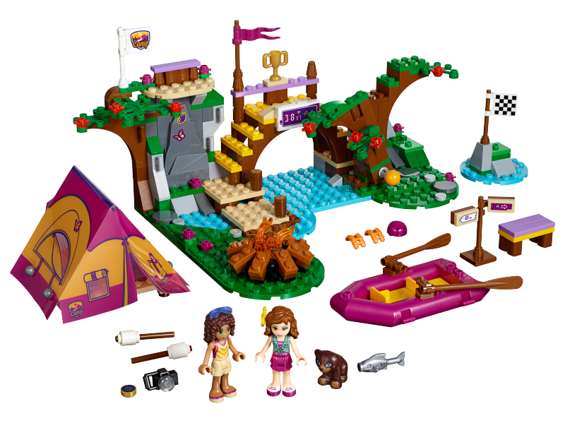 LEGO Friends Dobrodružný tábor - jízda na divoké vodě 41121