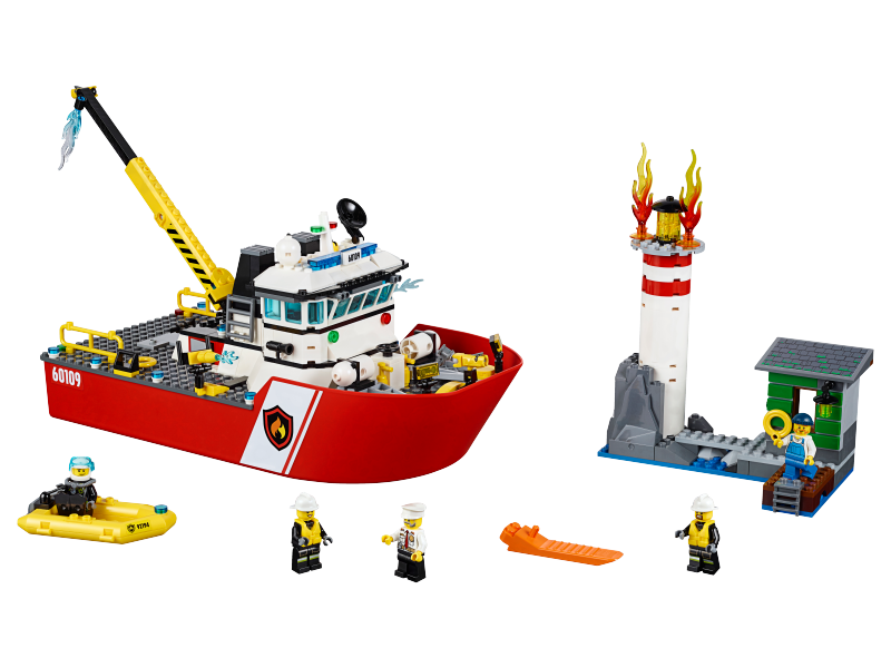 LEGO City Hasičský člun 60109