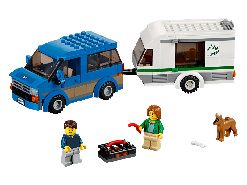 LEGO City Dodávka a karavan 60117