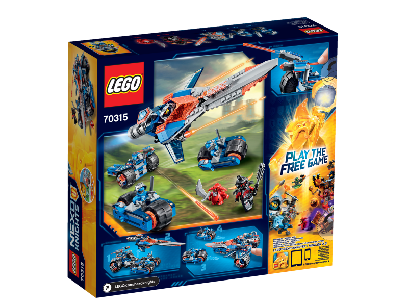 LEGO Nexo Knights Clayova burácející čepel 70315