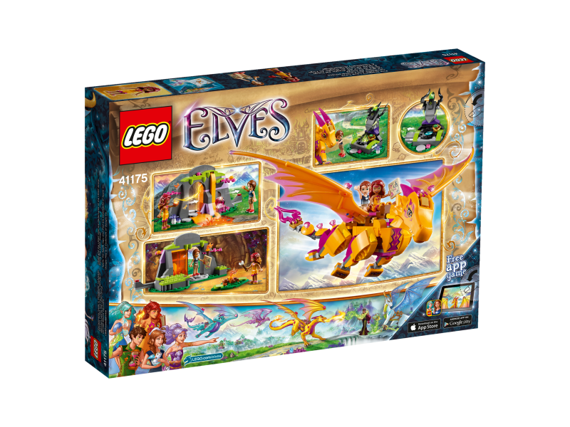 LEGO Elves Lávová jeskyně ohnivého draka 41175