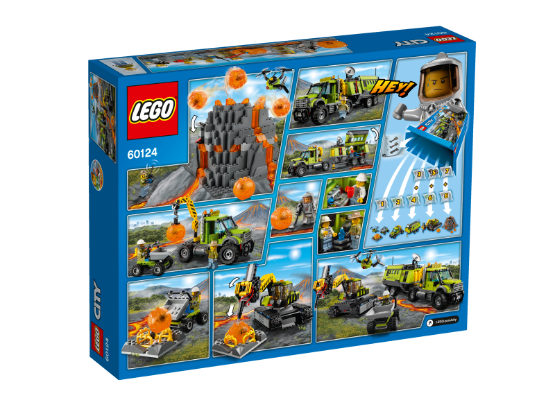 LEGO City Sopečná základna průzkumníků 60124