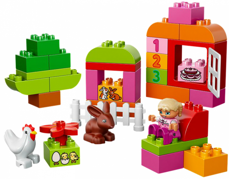 LEGO DUPLO Růžový box plný zábavy 10571