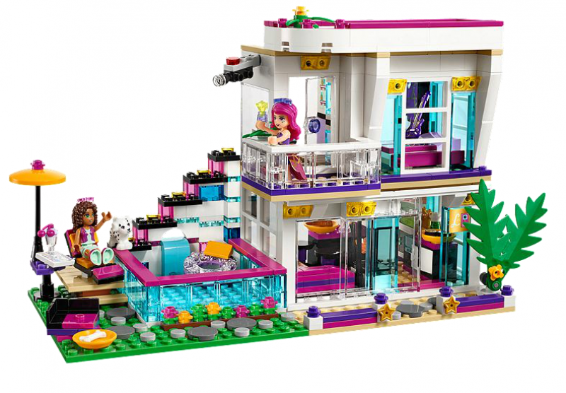 LEGO Friends Livi a její dům popové hvězdy 41135