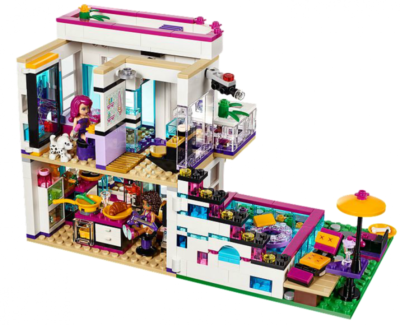 LEGO Friends Livi a její dům popové hvězdy 41135