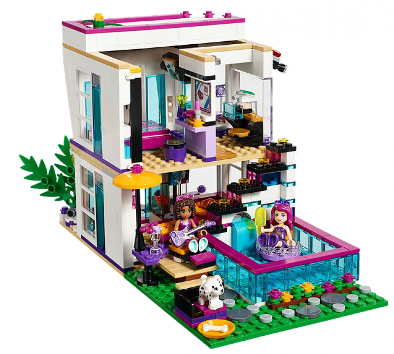 LEGO Friends Livi a její dům popové hvězdy 41135