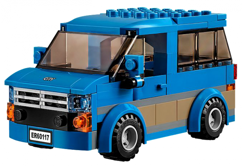 LEGO City Dodávka a karavan 60117