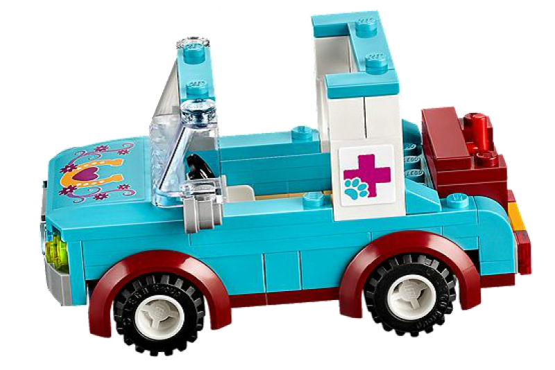 LEGO Friends Veterinářský přívěs s koněm 41125