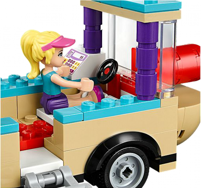 LEGO Friends Dodávka s párky v rohlíku v zábavním parku 41129