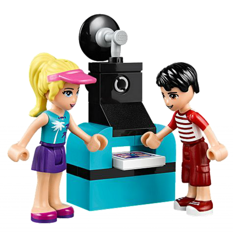 LEGO Friends Dodávka s párky v rohlíku v zábavním parku 41129