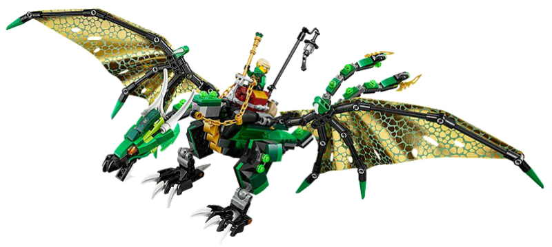 LEGO Ninjago Zelený drak NRG 70593