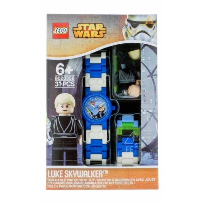 LEGO Star Wars Luke Skywalker - hodinky s minifigurkou 8020356