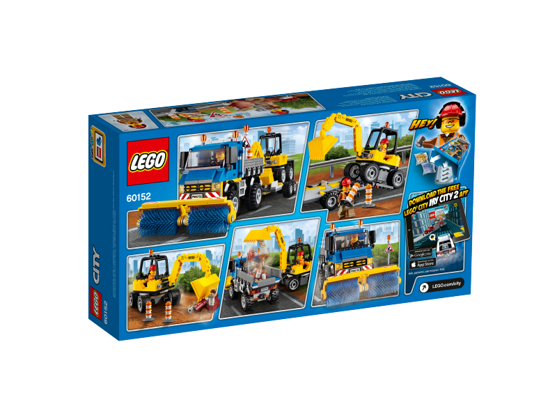 LEGO City Zametací vůz a bagr 60152