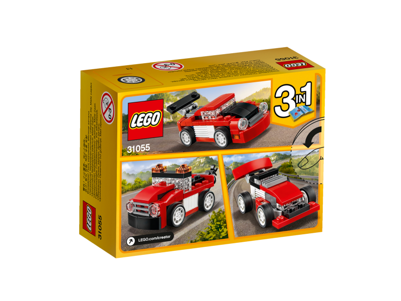 LEGO Creator Červené závodní auto 31055