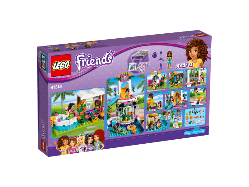 LEGO Friends Letní bazén v městečku Heartlake 41313