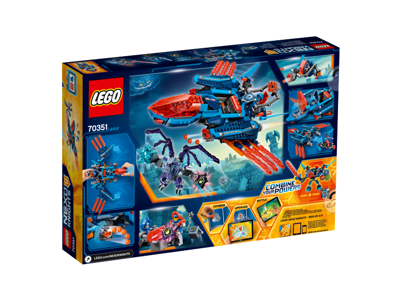 LEGO Nexo Knights Clayův letoun Falcon Fighter Blaster 70351