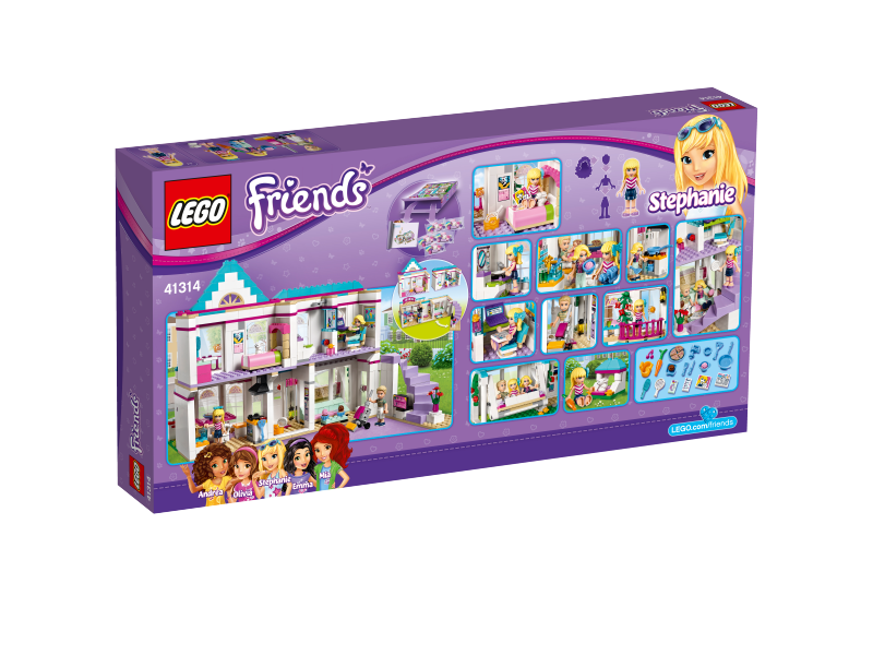 LEGO Friends Stephanie a její dům 41314