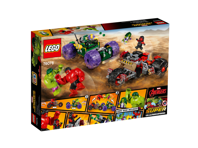 LEGO Super Heroes Hulk vs. Červený Hulk 76078