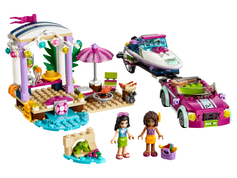 LEGO Friends Andrein vůz s přívěsem pro člun 41316