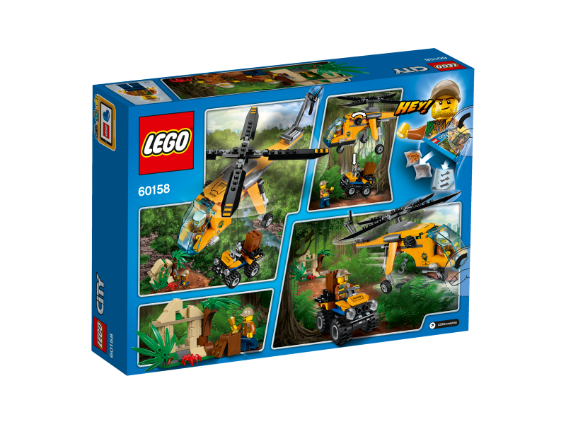 LEGO City Nákladní helikoptéra do džungle 60158