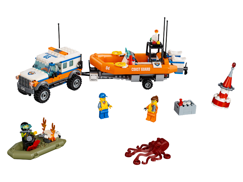 LEGO City Vozidlo zásahové jednotky 4x4 60165