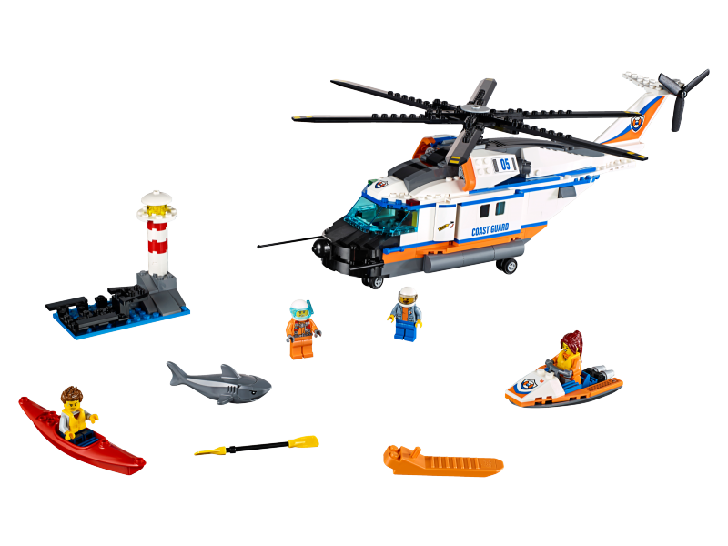 LEGO City Výkonná záchranářská helikoptéra 60166