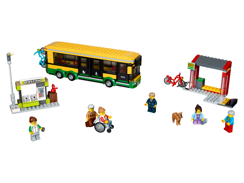 LEGO City Zastávka autobusu 60154