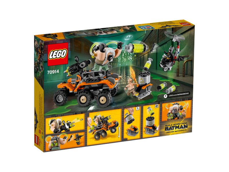 LEGO Batman Movie Bane™ a útok s náklaďákem plným jedů 70914