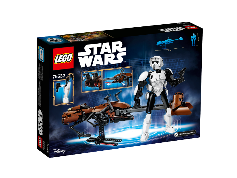 LEGO Star Wars Průzkumný voják a speederová motorka 75532