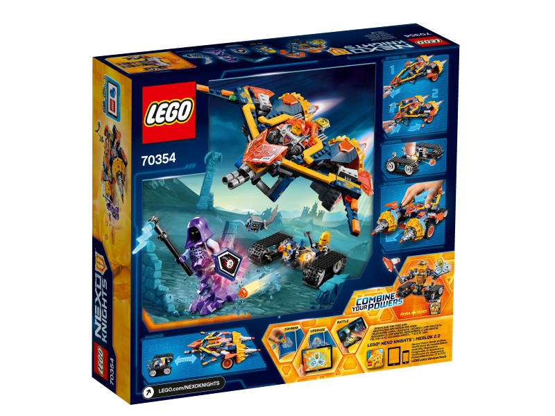 LEGO Nexo Knights Axlův vůz Drtič 70354