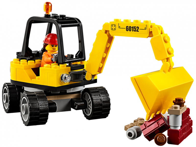 LEGO City Zametací vůz a bagr 60152