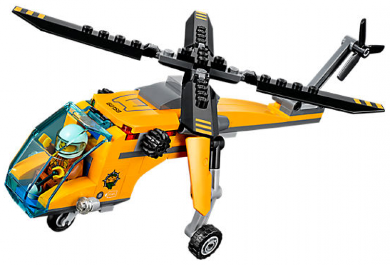 LEGO City Nákladní helikoptéra do džungle 60158