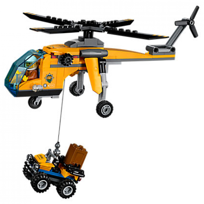 LEGO City Nákladní helikoptéra do džungle 60158