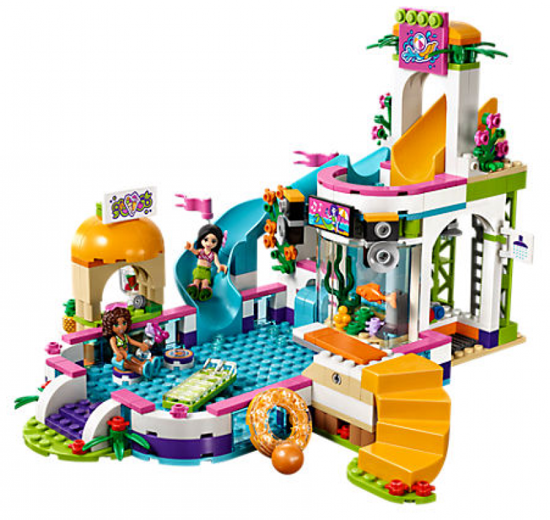 LEGO Friends Letní bazén v městečku Heartlake 41313