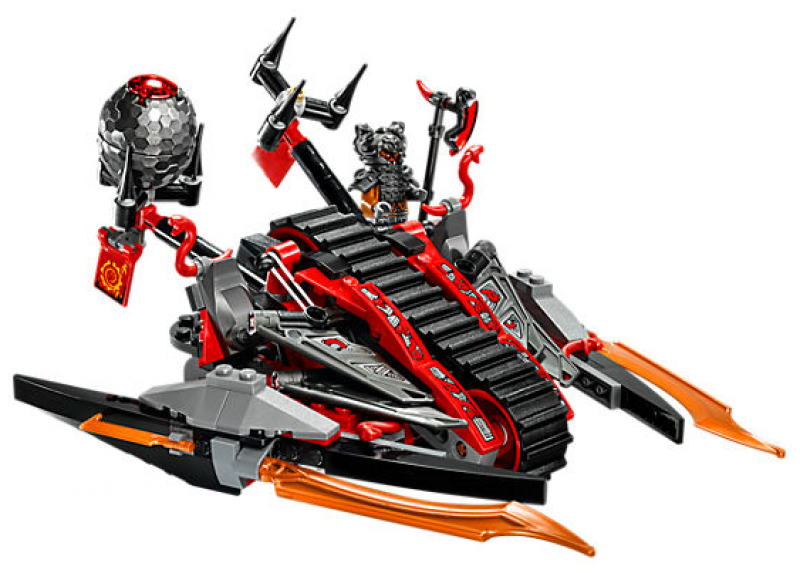 LEGO Ninjago Ničivé vozidlo rumělkových válečníků 70624