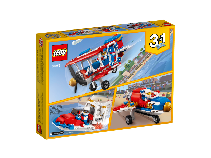 LEGO Creator Odvážné kaskadérské letadlo 31076