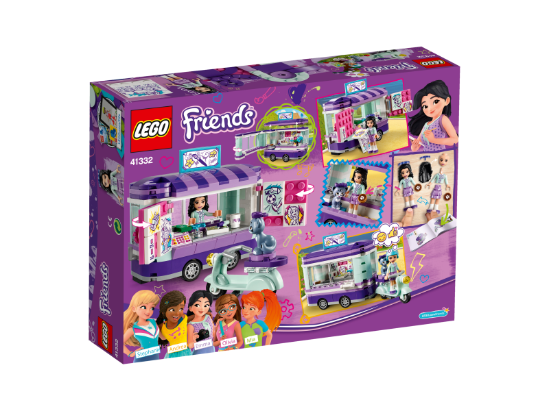 LEGO Friends Emma a umělecký stojan 41332