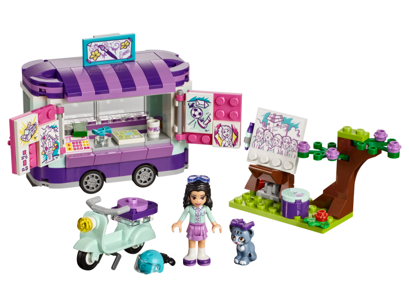 LEGO Friends Emma a umělecký stojan 41332