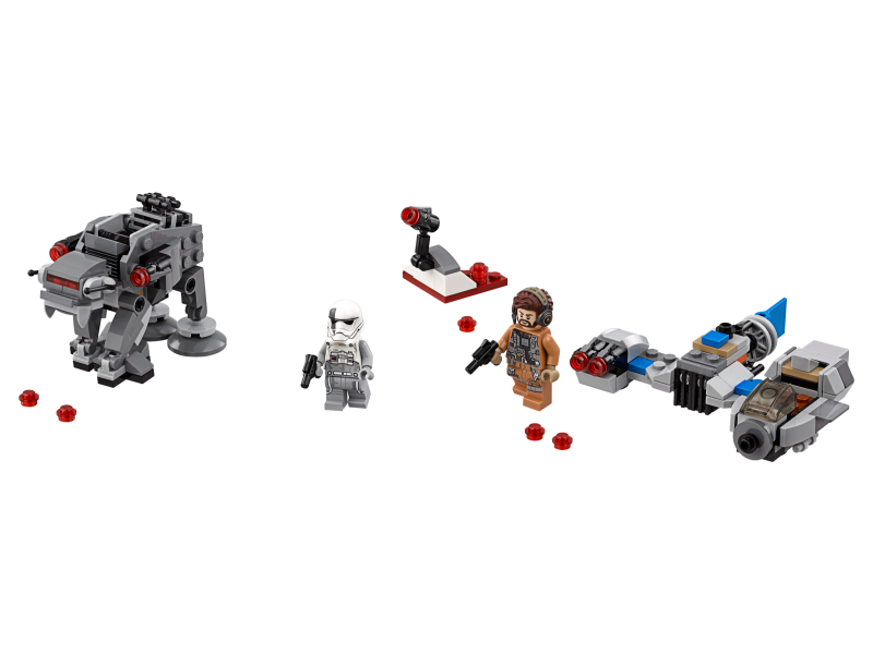 LEGO Star Wars Snežný spídr™ a kráčející kolos Prvního řádu™ 75195