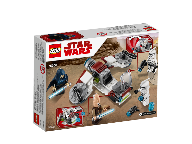 LEGO Star Wars Bitevní balíček Jediů a klonových vojáků 75206