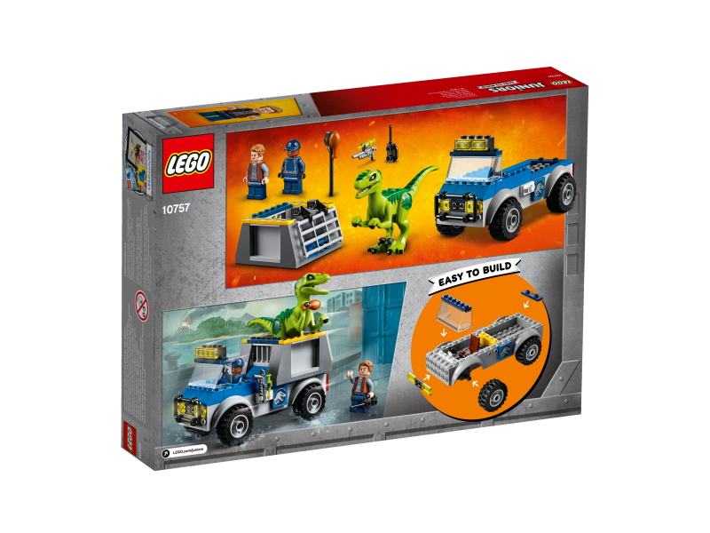 LEGO Juniors Vozidlo pro záchranu Raptora 10757