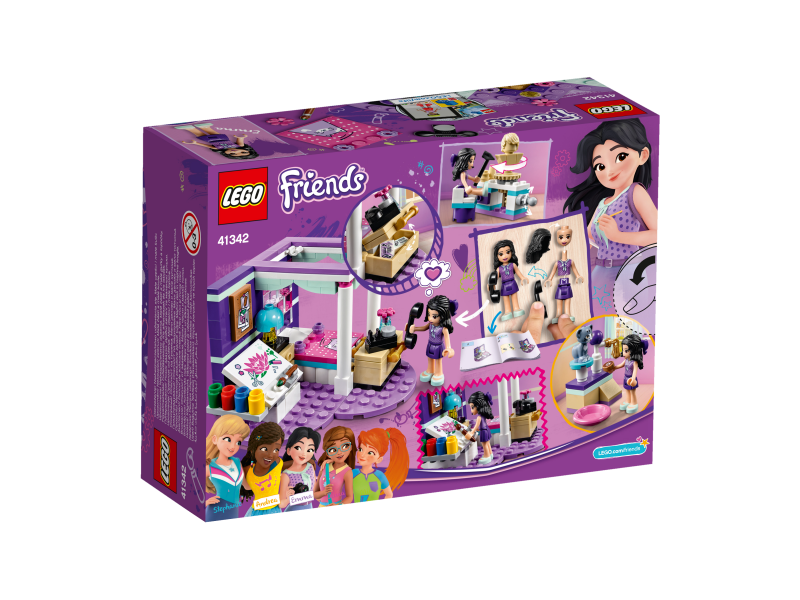 LEGO Friends Ema a její luxusní pokojíček 41342