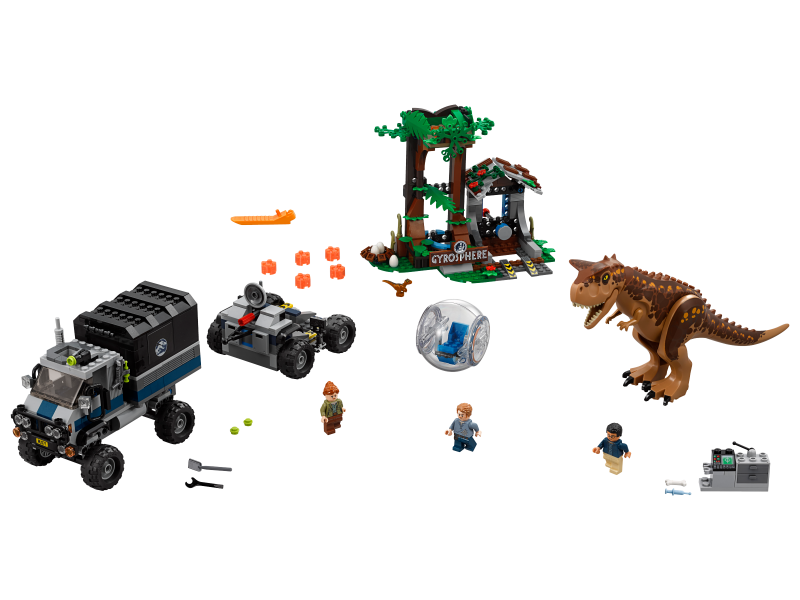 LEGO Jurassic World Útěk Carnotaura z Gyrosféry 75929