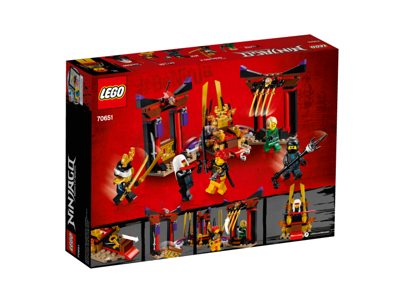 LEGO Ninjago Závěrečný souboj v trůnním sále 70651