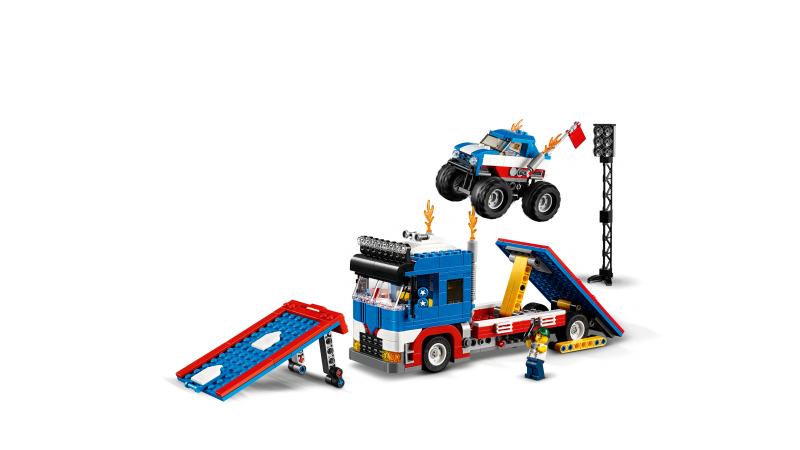 LEGO Creator Mobilní kaskadérské představení 31085